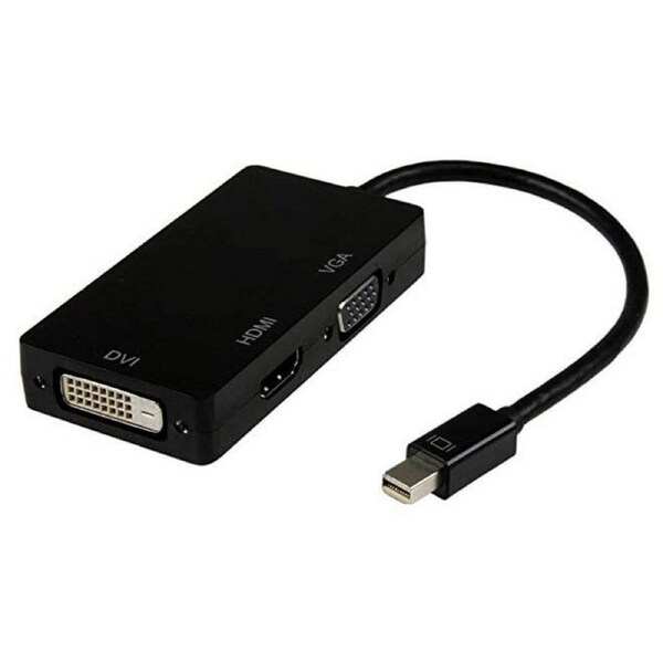 [GC-MDPDHV] 8ware 3 in1 Thunderbolt Mini DisplayPort to HDMI DVI VGA Hub Adapter Converter