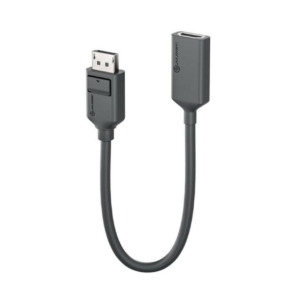 [EL2DPHD4K-ADP] Alogic 20cm DisplayPort to HDMI Adapter with 4K Support Male to Female