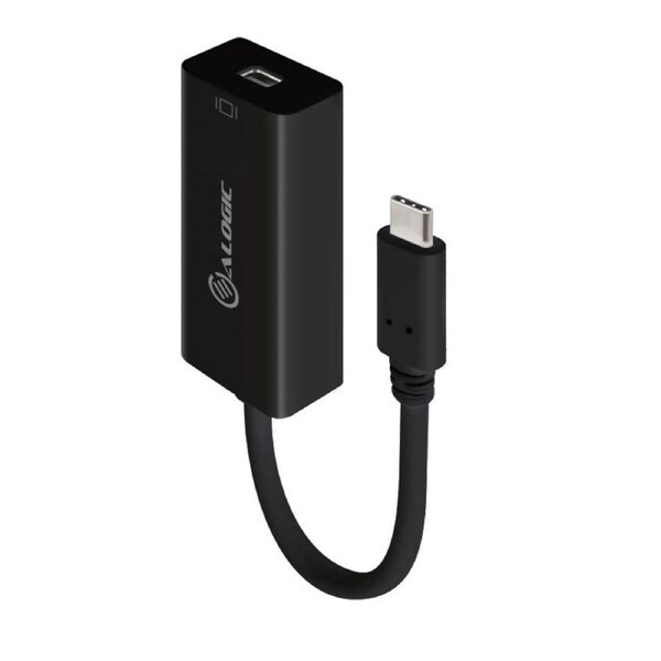 [UCMDP-ADP] Alogic 10cm USB-C to Mini DisplayPort Adapter with 4K2K Support- Black