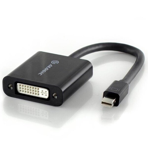 [MDP-DVI-ACTV] Alogic 20cm Active Mini DisplayPort to DVI Adapter Male to Femal 4K