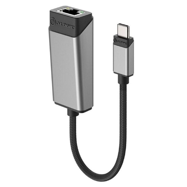 [ULCGE-SGR] Alogic Ultra 15cm USB-C USB 3.2 to RJ45 Gigabit Ethernet Adapter Converter Cable
