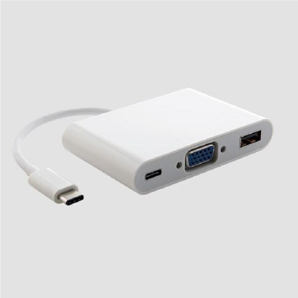 [AT-CMVGAUSBCF] Astrotek Thunderbolt USB 3.1 Type C to VGA + USB + Card Reader Video Adapter