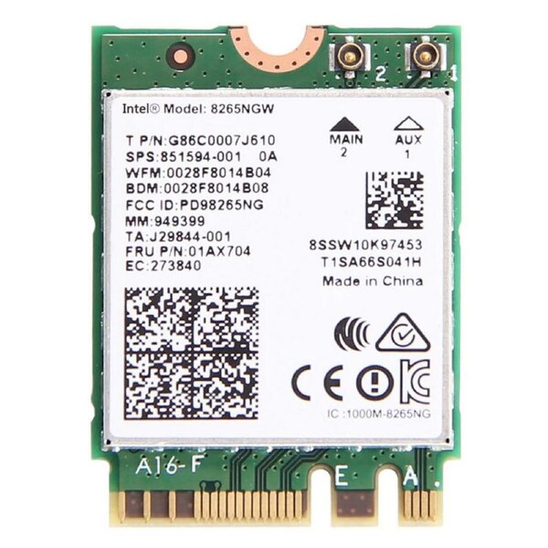 [8265NGW] Intel OEM Dual Band Wireless AC 8265 Wi-Fi/Bluetooth 802.11ac Network Card AU
