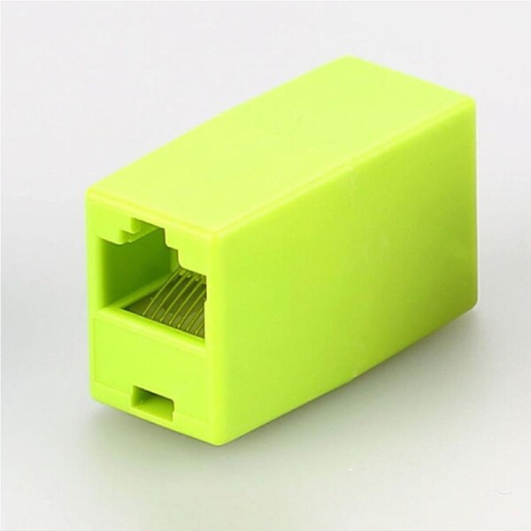 [NB-JOINER-GR] RJ45 Cat5e Joiner Coupler Connector For Ethernet LAN Network DSL Green
