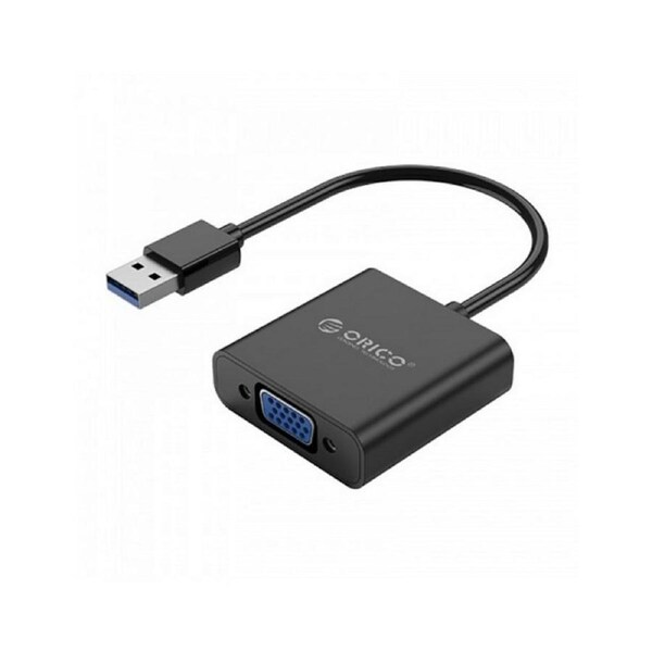 [UTV-BK] Orico 0.15cm USB 3.0 to VGA Adapter, FL2000 56P Chip, Support 1920*1080P