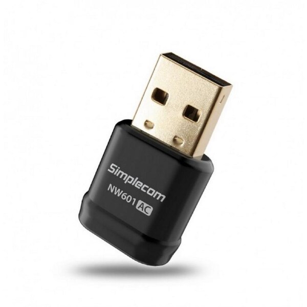 [NW601] Simplecom AC600 Mini WiFi Dual Band Wireless USB Adapter