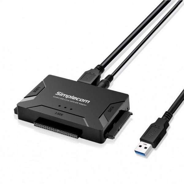 [SA492] Simplecom USB 3.0 to 2.5", 3.5", 5.25" SATA IDE Adapter with Power Supply