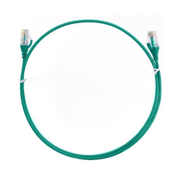 [CAT6THINGR-1M] 8ware 1m/100cm Green CAT6 Ultra Thin Slim Cable RJ45 Ethernet UTP Patch Cord