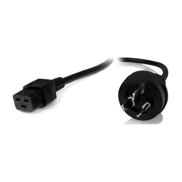 [RC-3086AU-0200] 8ware 2m AU Power Cable 3-Pin 15A AU Male to IEC C19 Female Plug Male to Female