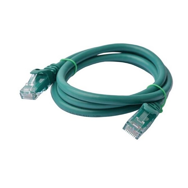[PL6A-1GRN] 8ware 1m Green Premium Snagless CAT6A Ethernet Cable, Speed up to 10Gbps