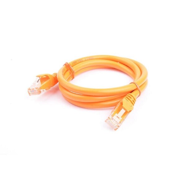 [PL6A-1ORG] 8ware 1m Orange Premium Snagless CAT6A Ethernet Cable, Speed up to 10Gbps
