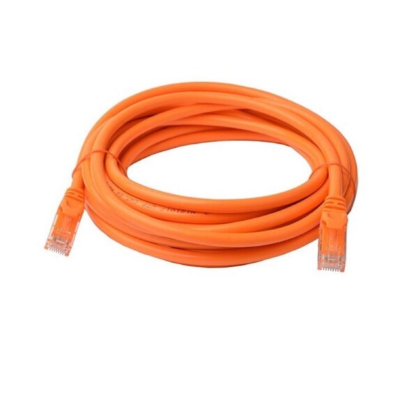[PL6A-5ORG] 8ware 5m Orange Premium Snagless CAT6A Ethernet Cable, Speed up to 10Gbps