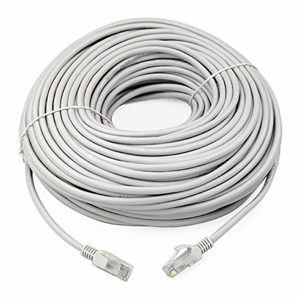 [PL6A-50GRY] 8ware 50m Grey Premium Snagless CAT6A Ethernet Cable, Speed up to 10Gbps