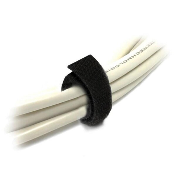 [8WD-VELCT-25M] 8ware 25m x 12mm Wide Cable Tie Hook/Loop Continuous Double Sided Self Adhesive
