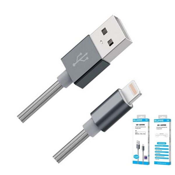[8W-IPHR2] 8ware Premium 2m MFI Certified USB Lightning Data Sync Fast Charging Cable