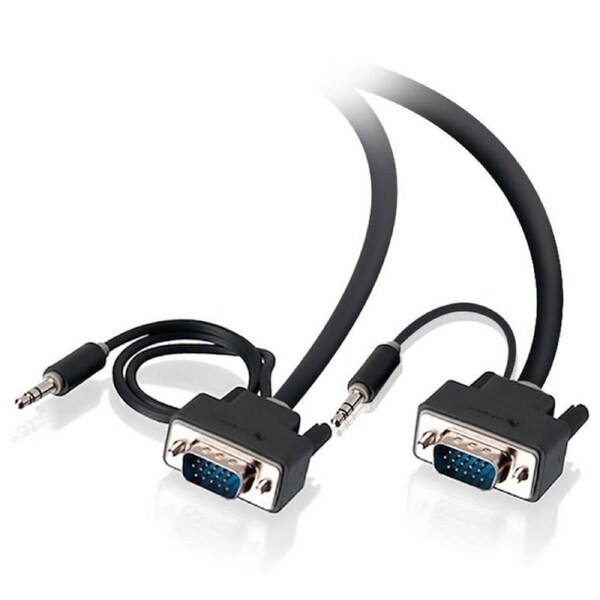 [VGA-MM-10-APS] Alogic 10m Slim flexible VGA Cable with 3.5mm Stereo Audio Cable