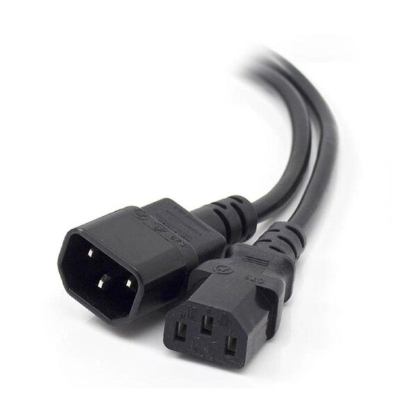 [MF-C13C14-01] Alogic 1m Computer Power Extension Cable Cord IEC C13 to IEC C14