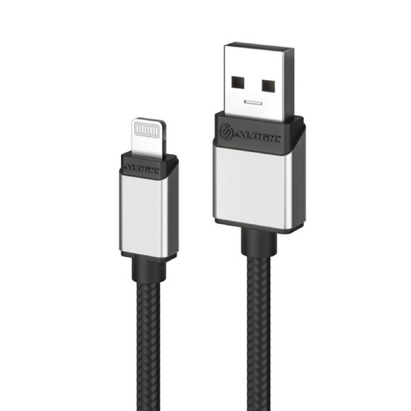 [SULA8P02-SGR] Alogic 2m Ultra Fast Plus USB-A to Lightning Cable MFI Certified - Space Grey