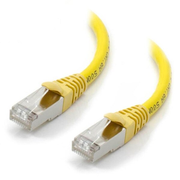 [C6A-01-Yellow-SH] Alogic 1m Yellow 10G Shielded CAT6A LSZH Network Cable