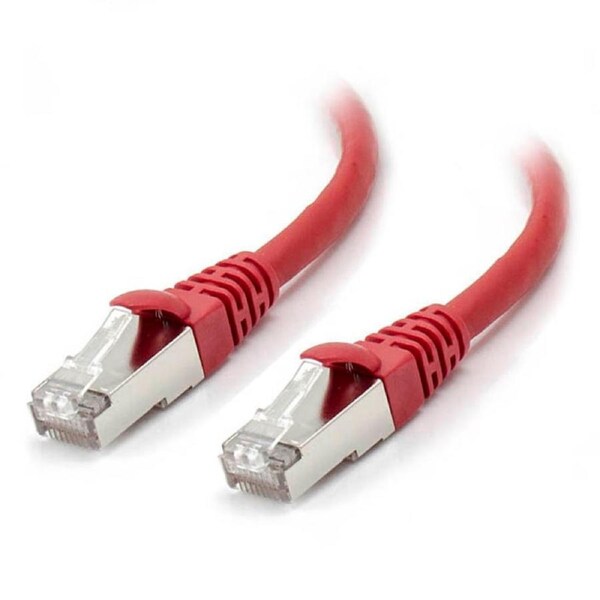 [C6A-10-Red-SH] Alogic 10m Red 10GbE Shielded CAT6A LSZH Network Cable