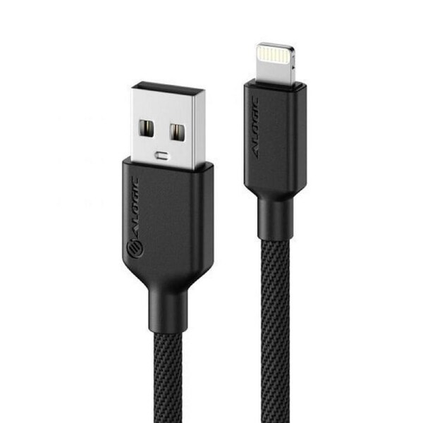 [ELPA8P02-BK] Alogic Elements Pro 2m USB-A to Lightning Charging Cable MFI Certified - Black