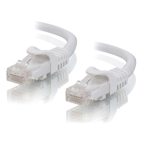 [C5-02-White] Alogic 2m White CAT5e network Cable Snagless Patch Category 5e Gold-plated RJ45