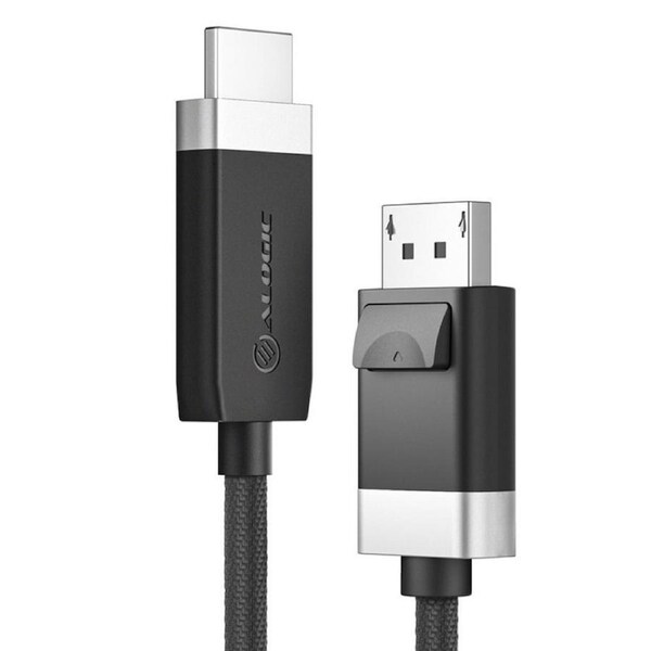 [FUDPHD2-SGR] Alogic 2m Fusion 4K DisplayPort to HDMI Active Cable, DP 1.4, 3840 x 2160 @60Hz