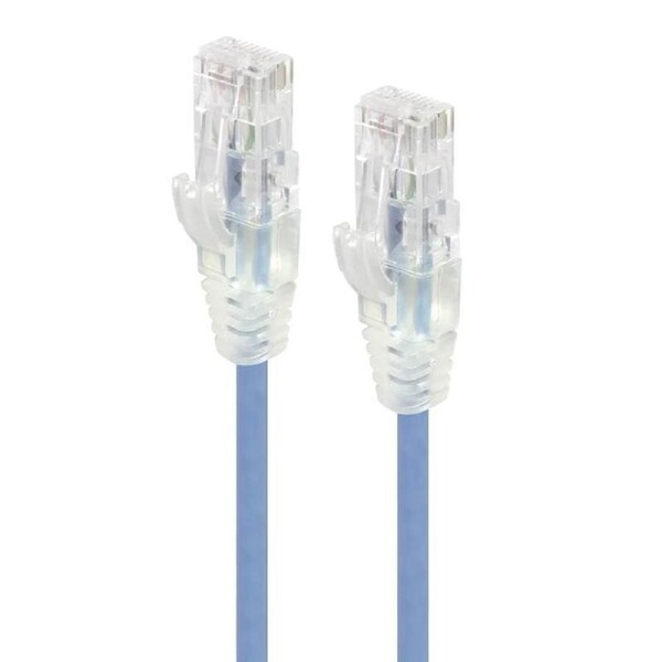 [C6S-0.50BLU] Alogic 0.50m Blue Ultra Slim Cat6 Network Cable - Series Alp