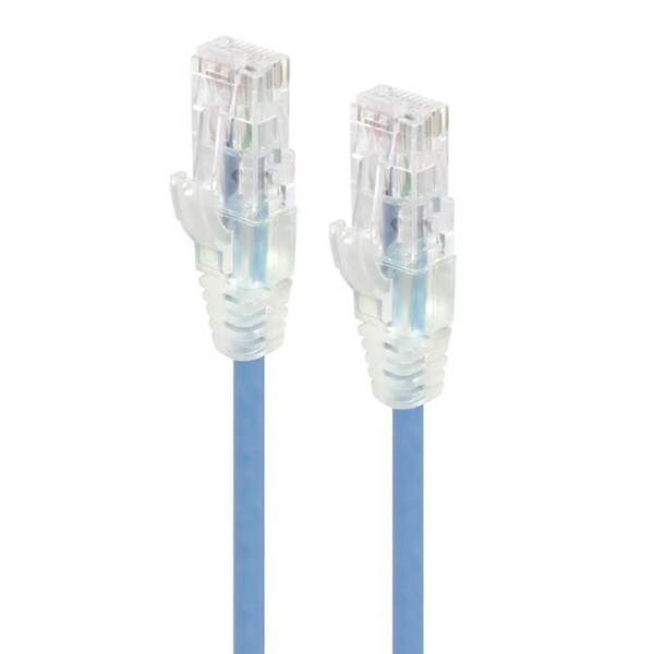 [C6S-02BLU] Alogic 2m Blue Ultra Slim Cat6 Network Cable - Series Alpha
