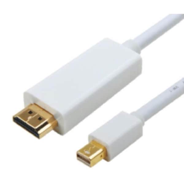 [AT-MINIDPHDMI-1] Astrotek Mini DisplayPort DP to HDMI Cable 1m Male to 19 pins Male Gold Plated