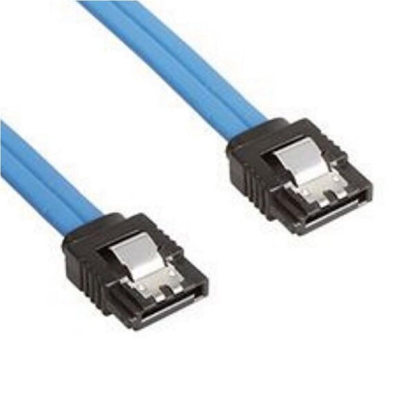 [AT-SATA3-180D] Astrotek SATA 3.0 Data Cable 50cm Male to Male 180 to 180 Degree Metal Lock Blue