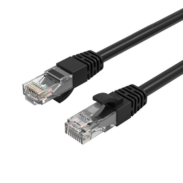 [RC6-030-BK] Cruxtec 3m Black CAT6 Network Cable 26AWG OFC(Oxygen Free Copper) Patch Lead