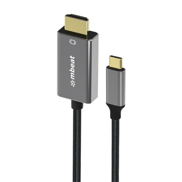 [MB-XCB-CHD18] mbeat Tough Link 1.8m 4K USB-C to HDMI Cable Extend USB-C Laptop, Tablet or