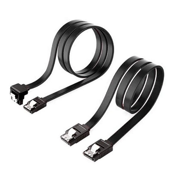 [MSI-SATA-2PK] MSI Original SATA182PK SATA III 6Gbps 1x Straight and 1x 90 Degree Angle Cable