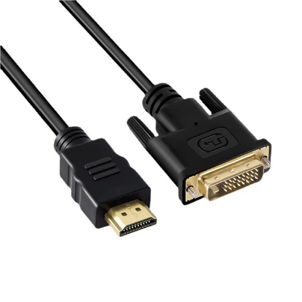 [NB-DVI-HDMI-01-MM] 1m DVI-D to HDMI Converter Cable Male to Male support 1920x1200@60Hz