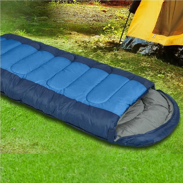 Mountview Sleeping Bag Outdoor Camping Single Bags Hiking Thermal -20? Winter Blue