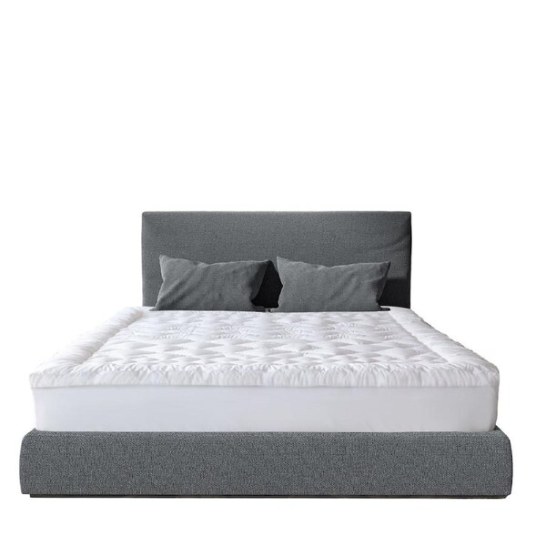 Royal Comfort 1200GSM Deluxe 7-Zone Mattress Topper Luxury Gusset Breathable Single