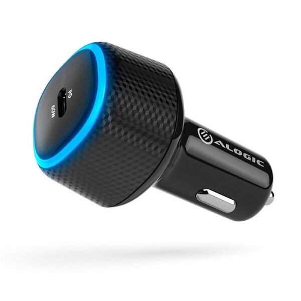 [CRC60] Alogic Rapid USB-C Laptop Car Charger - 60W Power Delivery for Laptops & Tablets