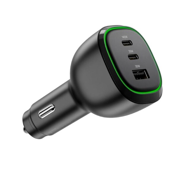 [CRCA165C1] Alogic Rapid Power 165W USB-C Car Charger with 240W Charging Cable