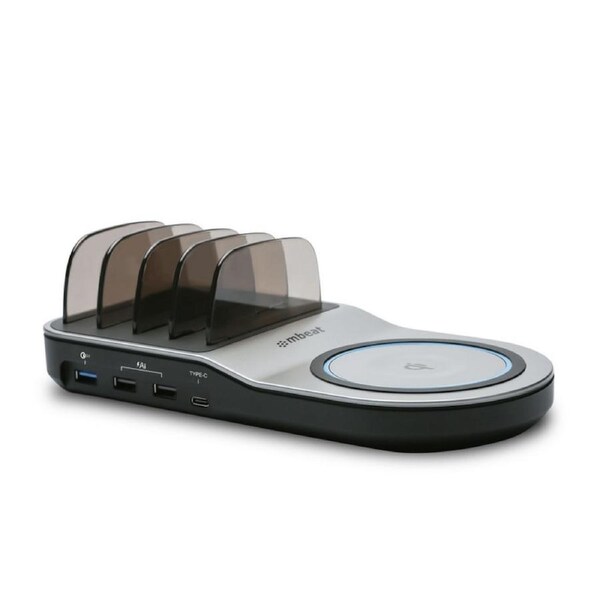 [MB-UWC-5K] mbeat Gorilla Power 50W Qi Certified Multi-Device USB & Wireless Charging Dock