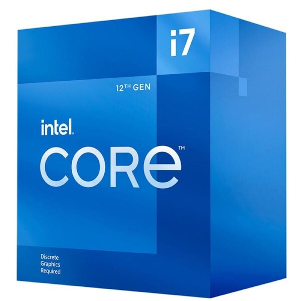 [BX8071512700F] Intel Core i7 12700F Processor, LGA 1700, 3.6GHz/4.9GHz, 12 Cores, 20 Thread CPU