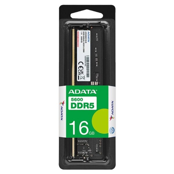 [AD5U560016G-S] Adata 16GB DDR5 5600 U-DIMM Memory Module Works with latest AMD/Intel platforms
