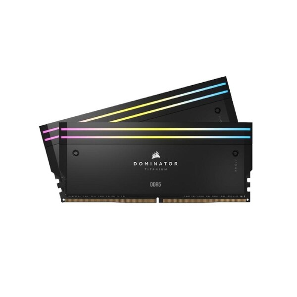 [CMP32GX5M2X7200C34] Corsair Dominator Titanium RGB DDR5 32GB(2X16GB) 7200Mhz CL34 Memory Black