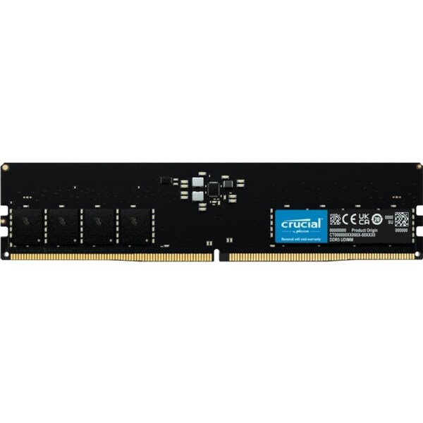 [CT32G56C46U5] Crucial 32GB(1x32GB) Classic DDR5 Memory, 5600Mhz CL46 RAM Black