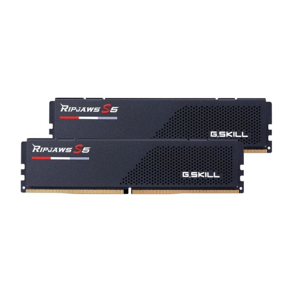 [F5-5200J4040A16GX2-RS5K] G.Skill Ripjaws S5 32GB(2X16GB) DDR5 5200Mhz Dual Module CL40 Memory Black