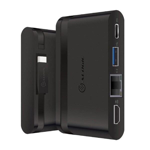 [UCTDHDES] Alogic Travel Dock Essential USB-C to HDMI/USB 3.0/Ethernet/USB-C with PD 100W