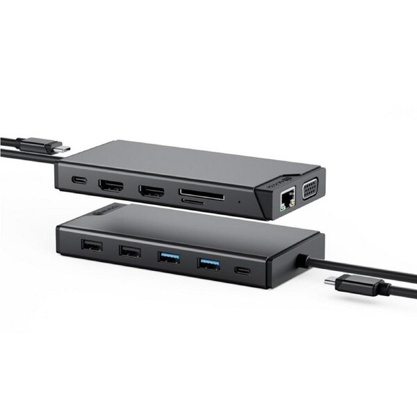 [DUCDMV2] Alogic MV2 USB-C Dual Display DP Alt Mode Docking Station, Up to 100W Power Pass
