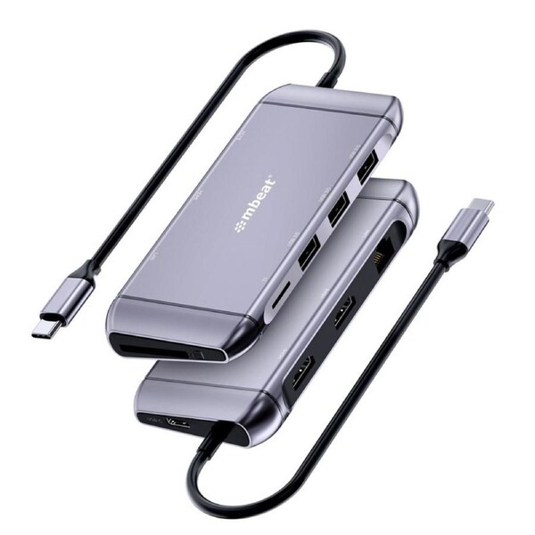 [MB-UCD-X11] mbeat Elite X11 Dual Display Docking Station 2x 4K HDMI, 1xUSB-C Power