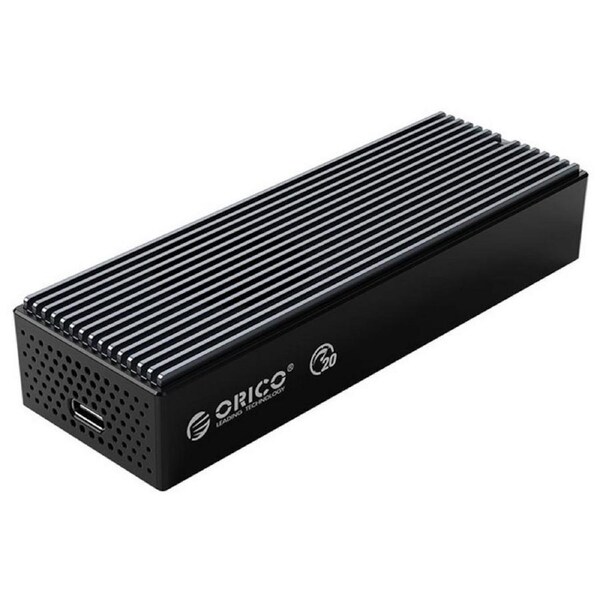 [M2PVC3-G20-BK] Orico USB3.2 Gen2*2 20Gbps M.2 NVMe SSD Enclosure with Cooling Fan - Black