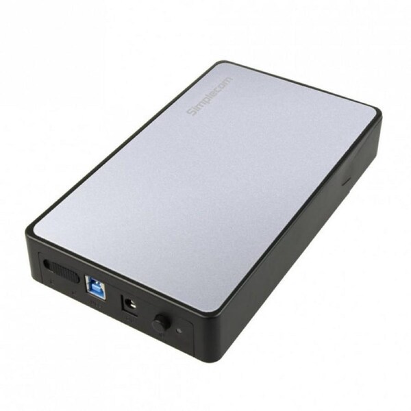 [SE325-SILVER] Simplecom SE325 Tool Free 3.5" SATA HDD to USB 3.0 Hard Drive Enclosure Silver E